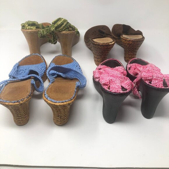 4 Pairs of Sandals - Made in Mexico Sz 7 - 7.5 - Picture 3 of 9